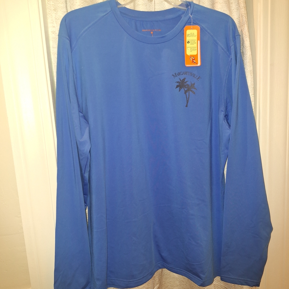 Margaritaville Palace Blue Shirt